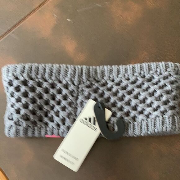 NWT Adidas fleece lined headband color grey - Picture 4 of 6